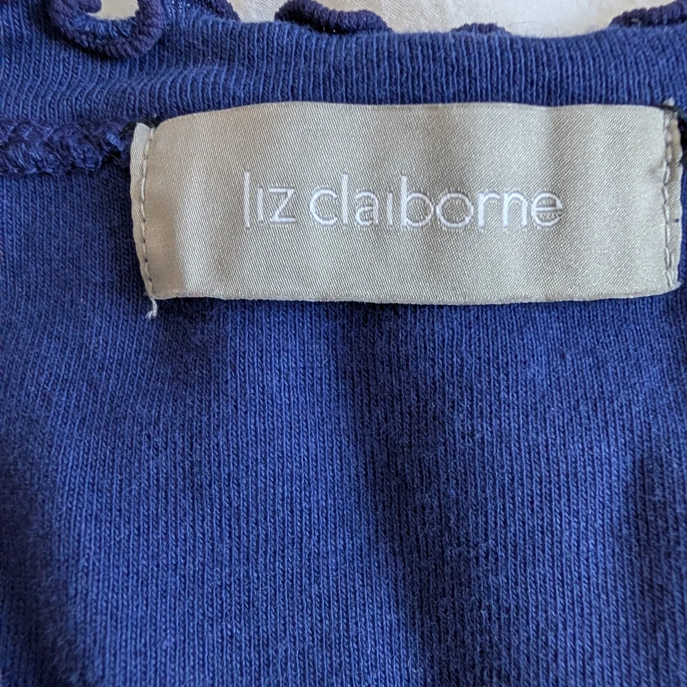 Liz Claiborne Lightweight Navy Blue Women's Summer Sweater